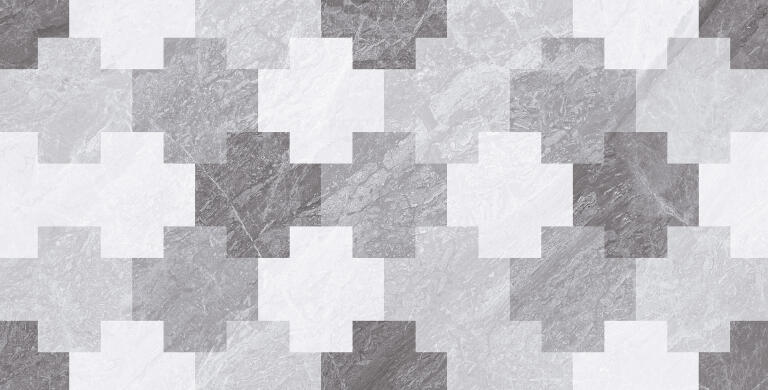 Cross Montage Purple Grey